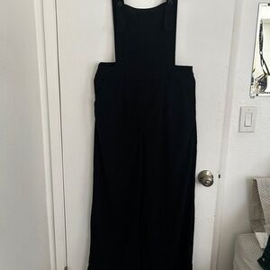 Cider Black Wide Leg Jumpsuit